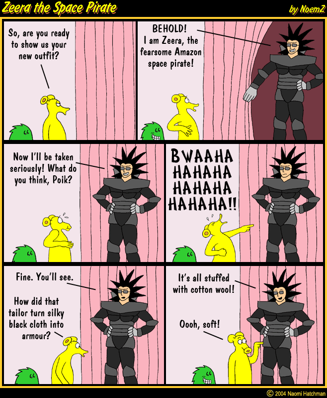 Fearsome Amazon Space Pirate